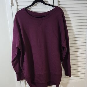 Terra & Sky Women's Crew Neck Sweater - Purple